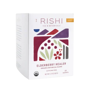Rishi Premium Organic TEA SACHET RETAIL BOX - Case of 6 (90ct Sachets)